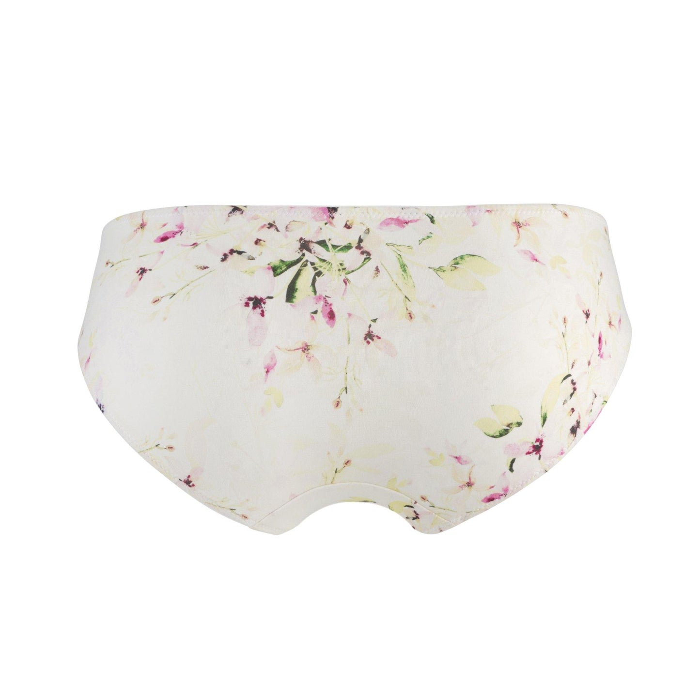 Sunbleached Floral - Silk & Organic Cotton Brief-1