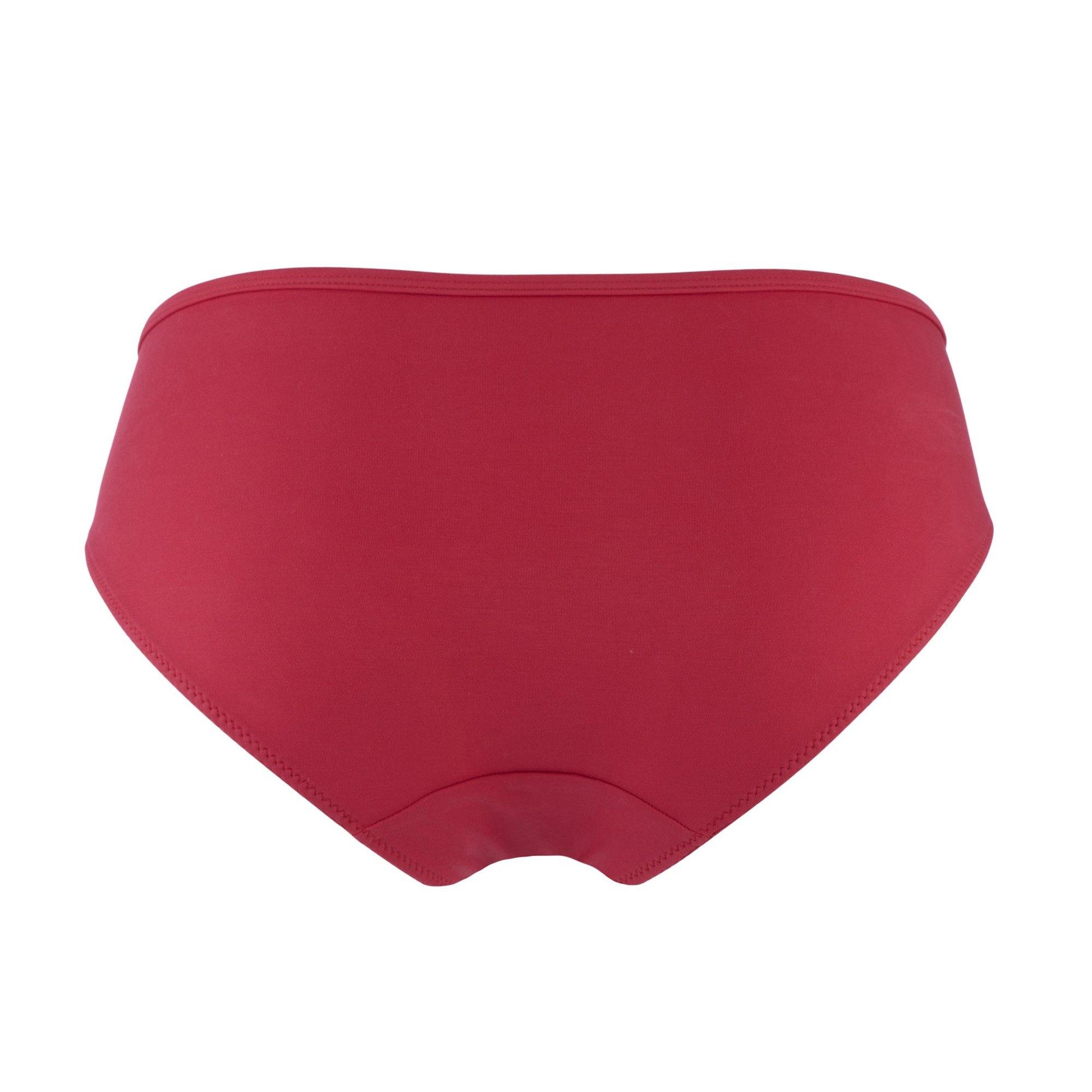 Passion Red - Silk & Organic Cotton Brief-2