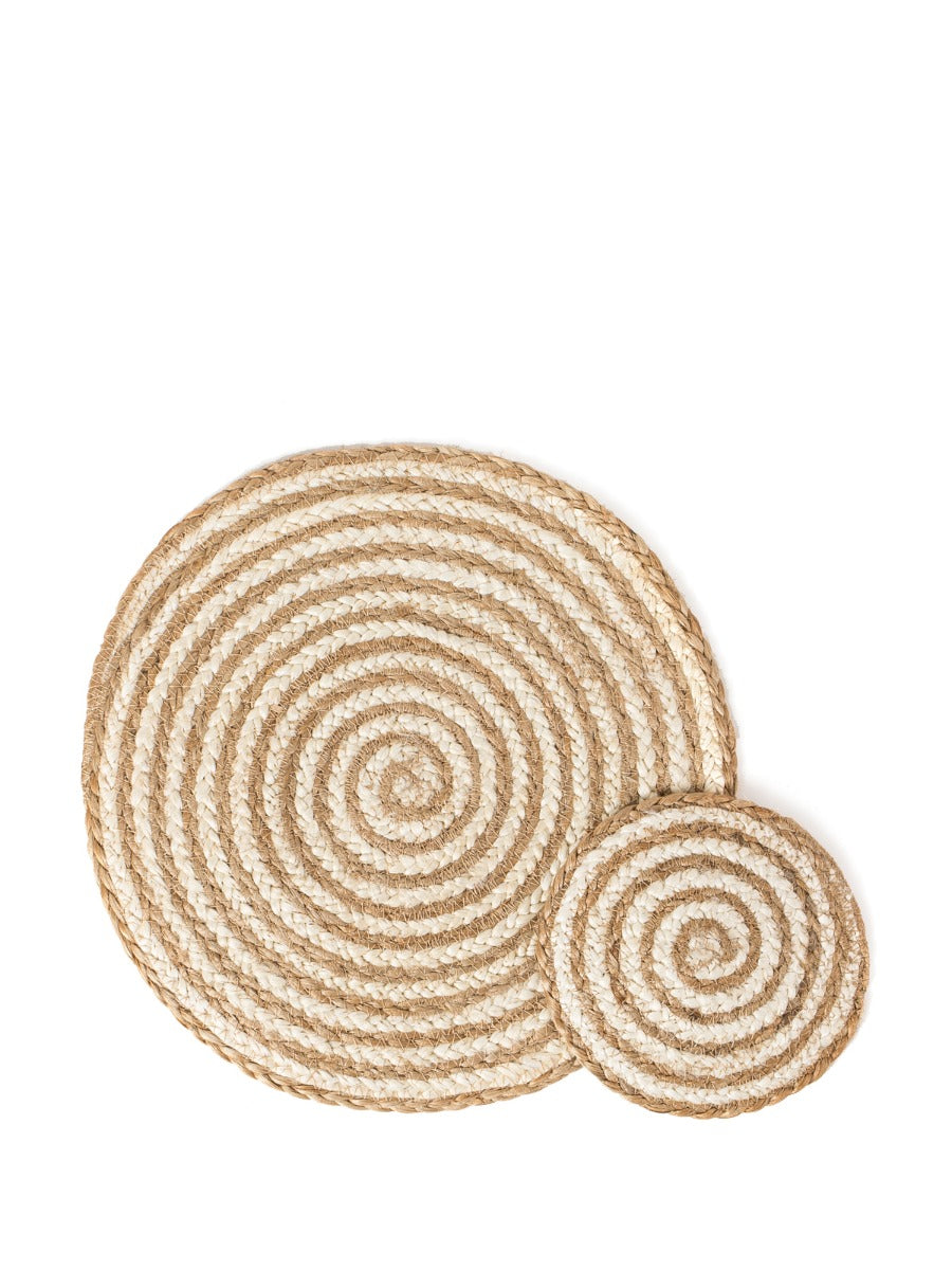 Kata Spiral Placemat - Natural (Set of 4)-3