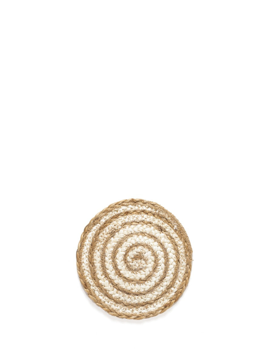 Kata Spiral Coaster Trivet - Natural (Set of 4)-3