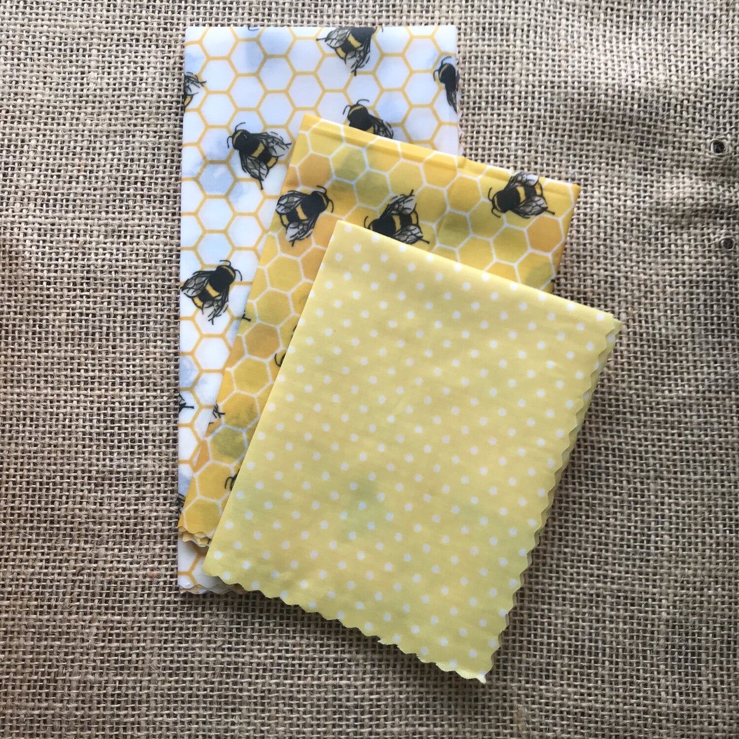 Yellow Bee Eco Friendly Beeswax Food Wraps-1