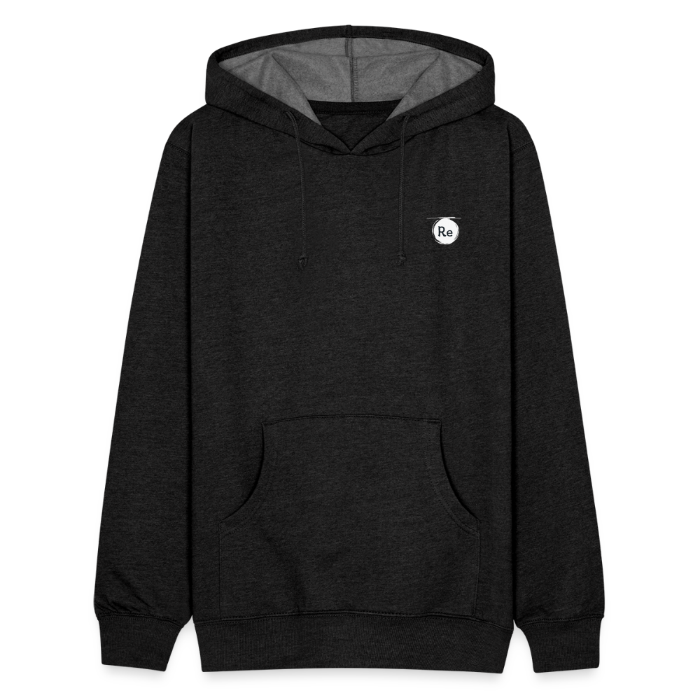 Re Concept Unisex Organic Cotton Hoodie - charcoal grey