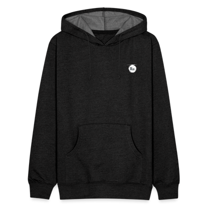 Re Concept Unisex Organic Cotton Hoodie - charcoal grey