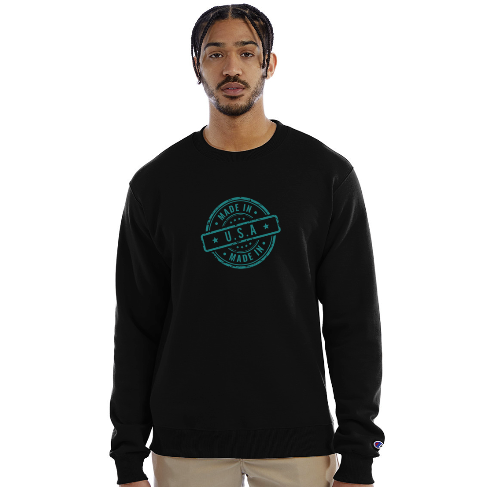 Re Concept Made in USA Crewneck Sweatshirt - black