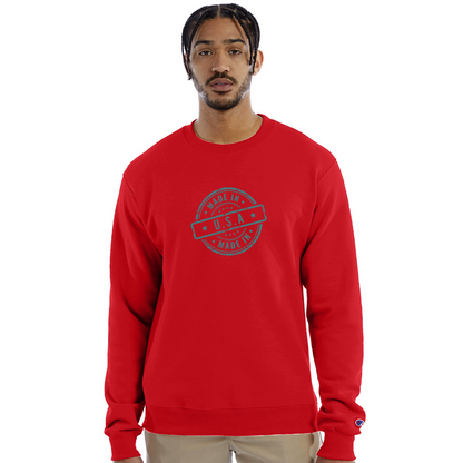 Re Concept Made in USA Crewneck Sweatshirt - Scarlet