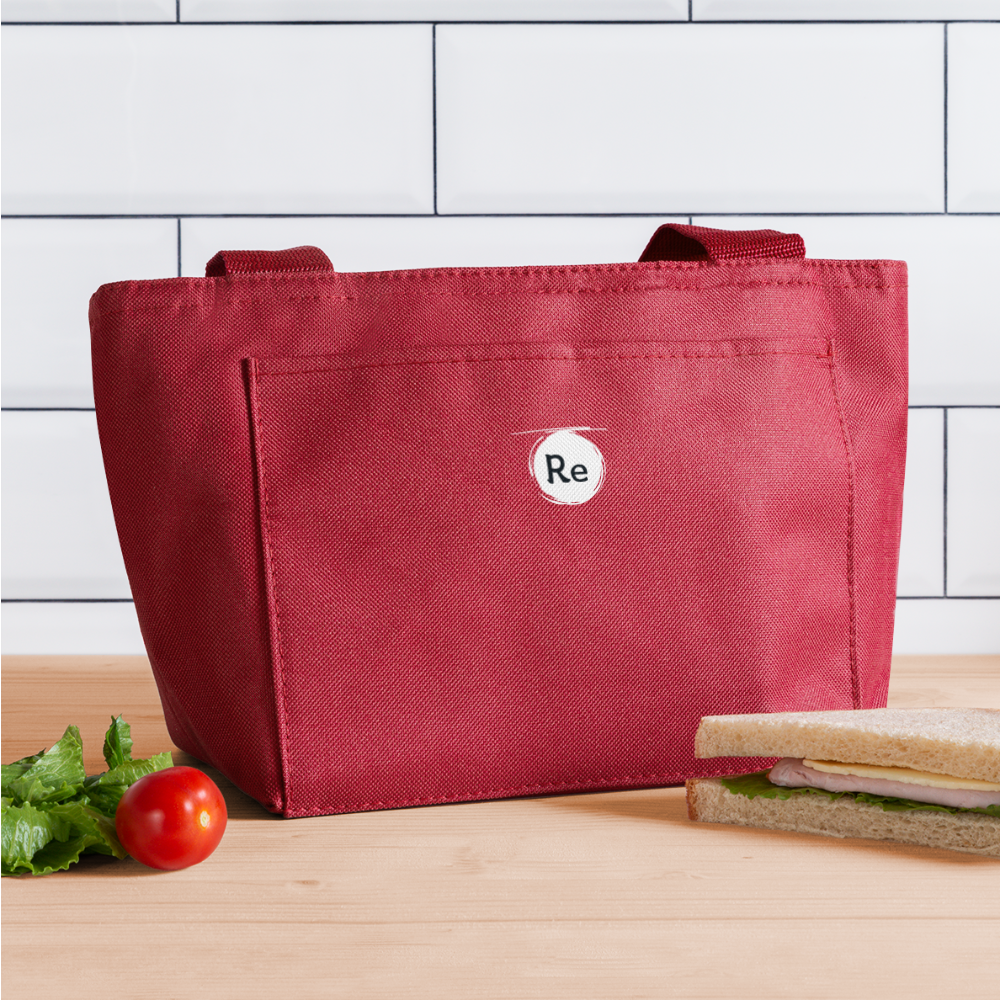 Re Concept Recycled Insulated Lunch Bag - red