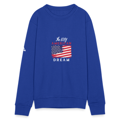 Re Concept by Adidas DYI American BCI Cotton Unisex Crewneck Sweatshirt - royal blue