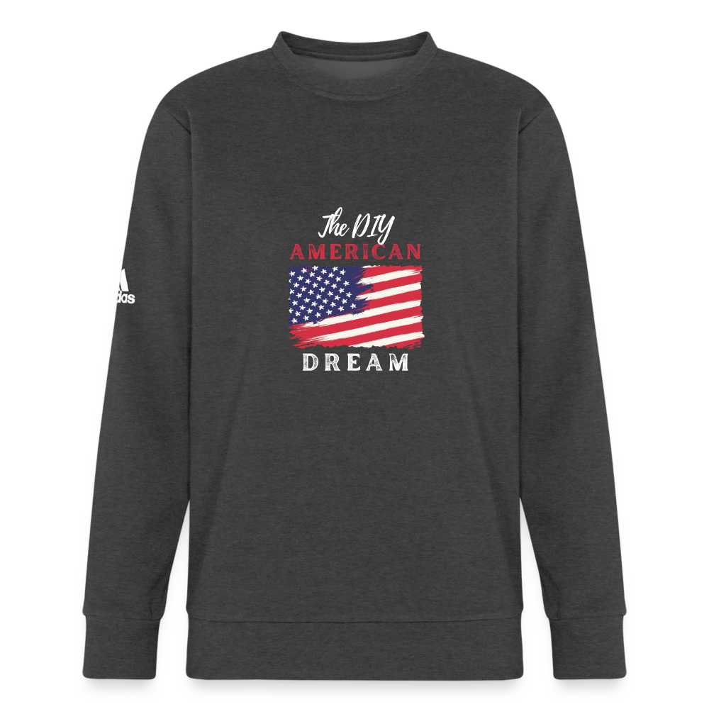 Re Concept by Adidas DYI American BCI Cotton Unisex Crewneck Sweatshirt - charcoal grey