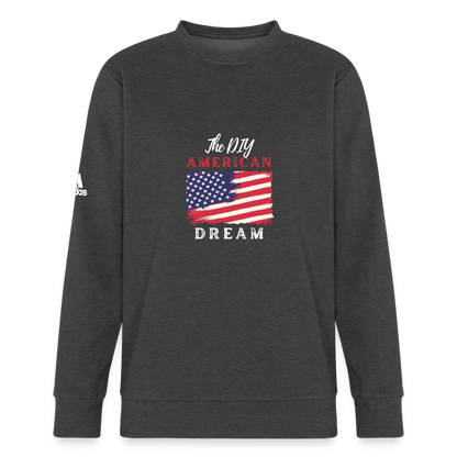 Re Concept by Adidas DYI American BCI Cotton Unisex Crewneck Sweatshirt - charcoal grey