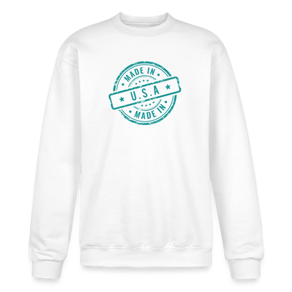 Re Concept Made in USA Crewneck Sweatshirt - white