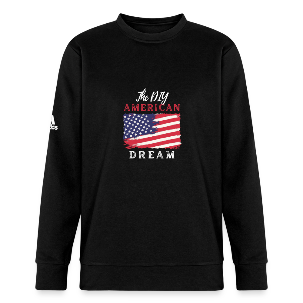 Re Concept by Adidas DYI American BCI Cotton Unisex Crewneck Sweatshirt - black