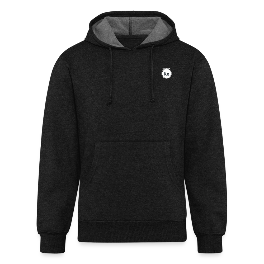 Re Concept Unisex Organic Cotton Hoodie - charcoal grey