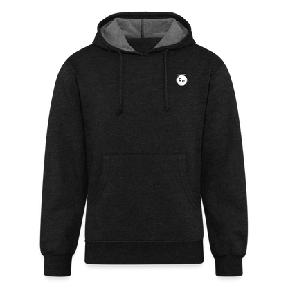 Re Concept Unisex Organic Cotton Hoodie - charcoal grey