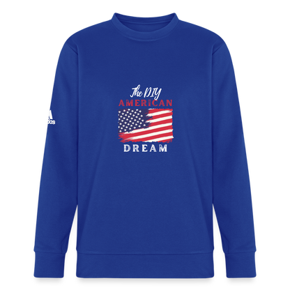 Re Concept by Adidas DYI American BCI Cotton Unisex Crewneck Sweatshirt - royal blue