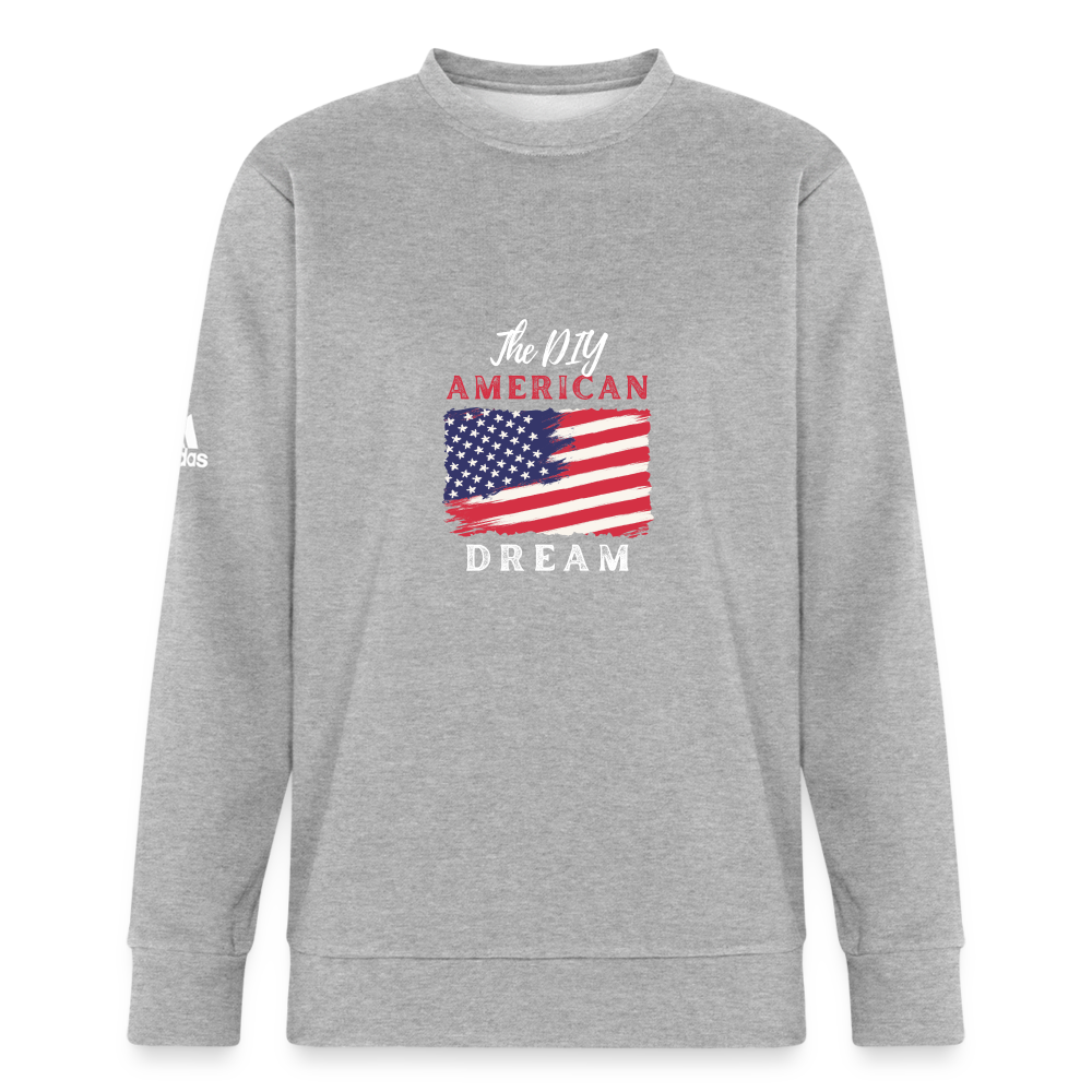 Re Concept by Adidas DYI American BCI Cotton Unisex Crewneck Sweatshirt - heather gray