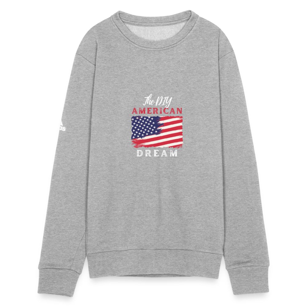 Re Concept by Adidas DYI American BCI Cotton Unisex Crewneck Sweatshirt - heather gray