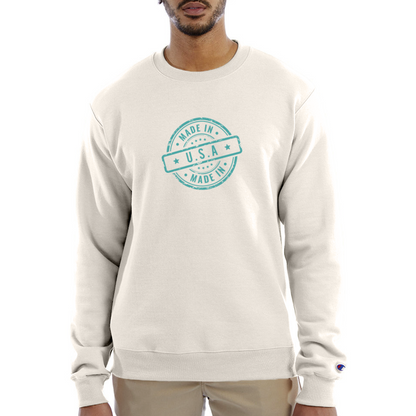 Re Concept Made in USA Crewneck Sweatshirt - Sand