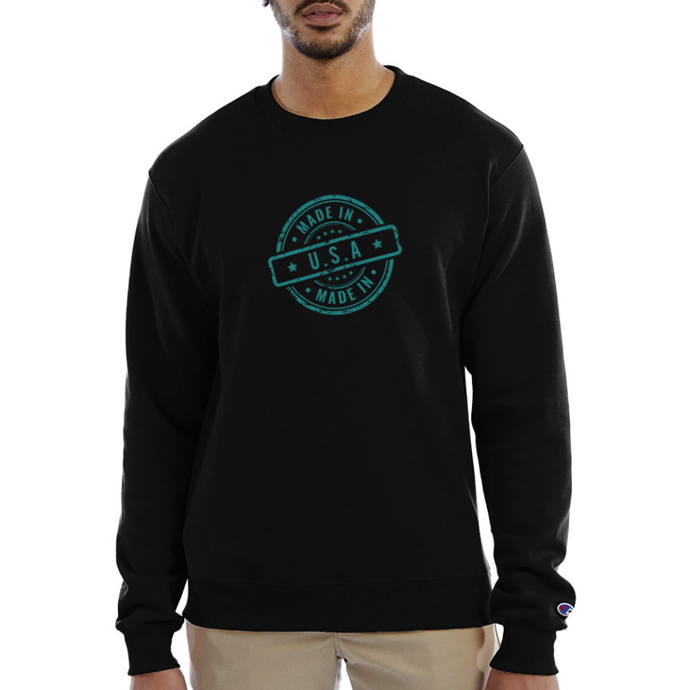 Re Concept Made in USA Crewneck Sweatshirt - black