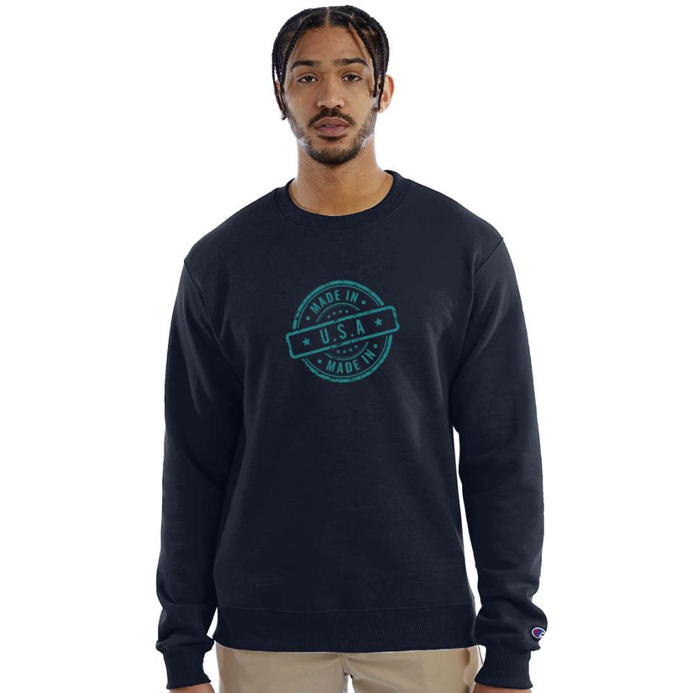 Re Concept Made in USA Crewneck Sweatshirt - navy