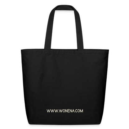 WONENA Eco-Friendly Cotton Tote - Black - black