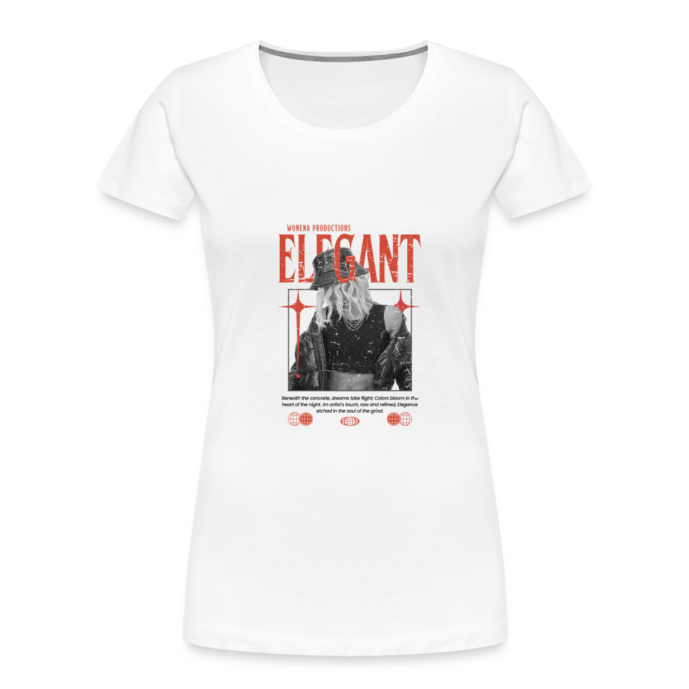 Re Concept Street Art Women’s Premium Organic T-Shirt - white