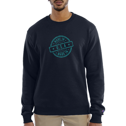 Re Concept Made in USA Crewneck Sweatshirt - navy