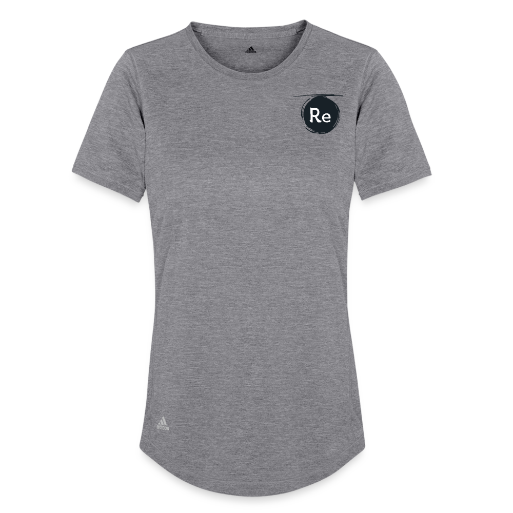 Re Concept by Adidas Recycled Polyester Women's T-Shirt - heather gray