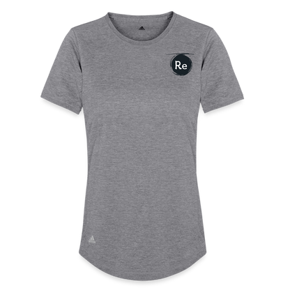 Re Concept by Adidas Recycled Polyester Women's T-Shirt - heather gray