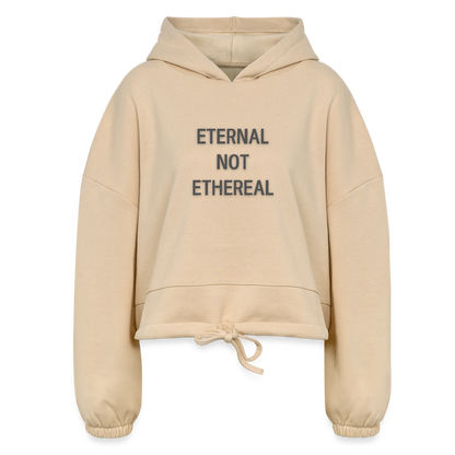 Re Concept Eternal Women’s Cropped Hoodie - nude