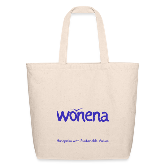 WONENA Eco-Friendly Cotton Tote - natural