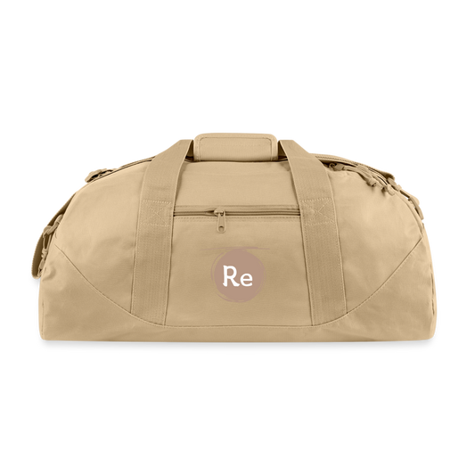 Re Concept Recycled Duffel Bag - beige