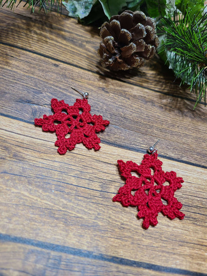 Snow Flake Earrings-4