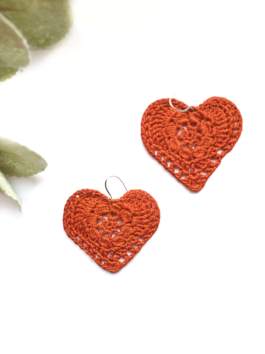 Statement Heart Earrings-0