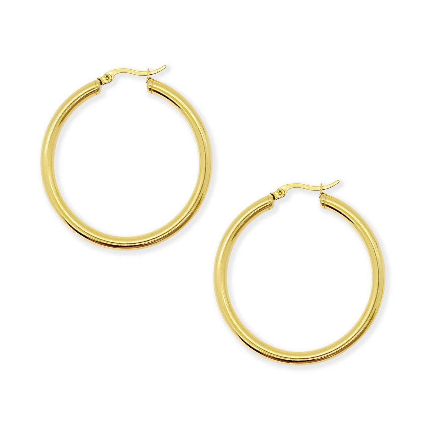 Nikki Large Gold Hoop Earrings