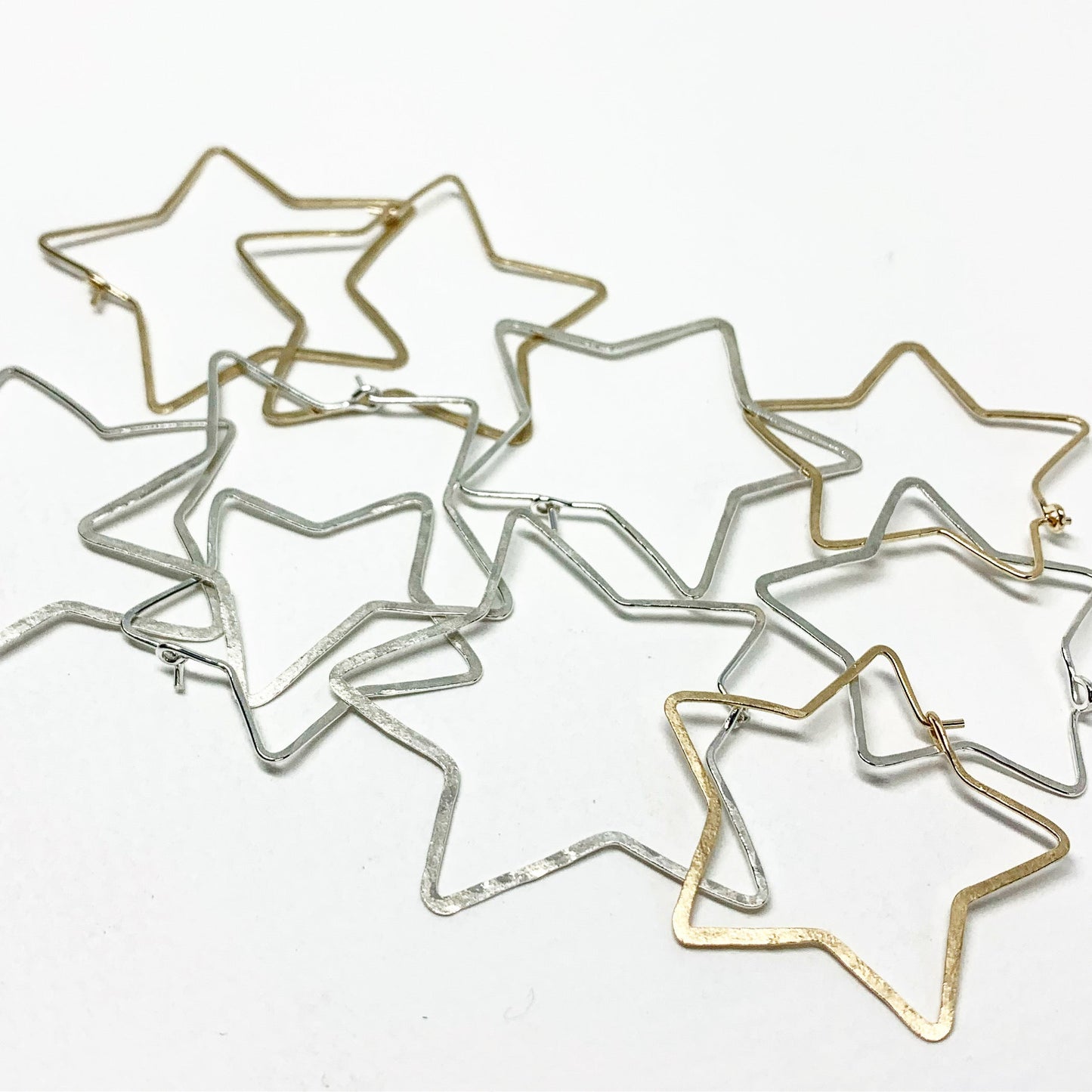 Star Hoops - Size Large