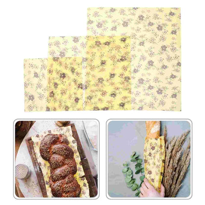 Beeswax Wrap Reusable Food Storage (3 Pc)