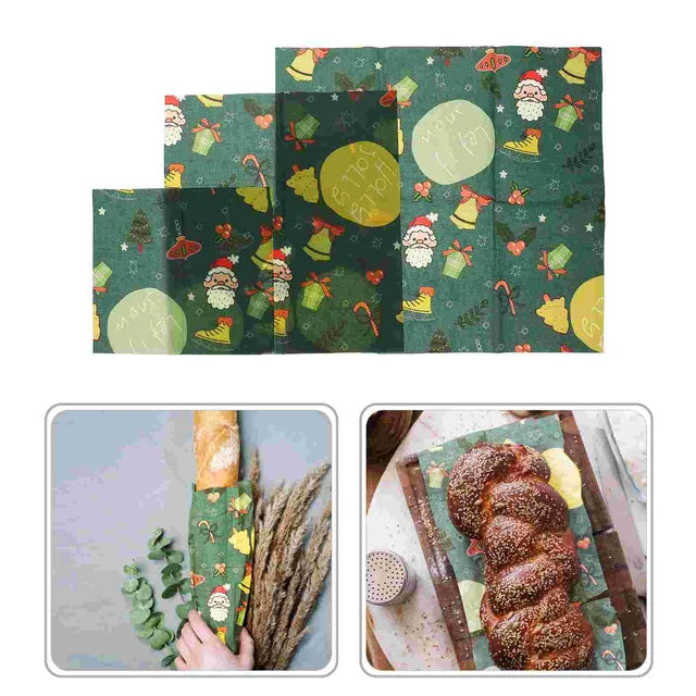 Beeswax Wrap Reusable Food Storage (3 Pc)