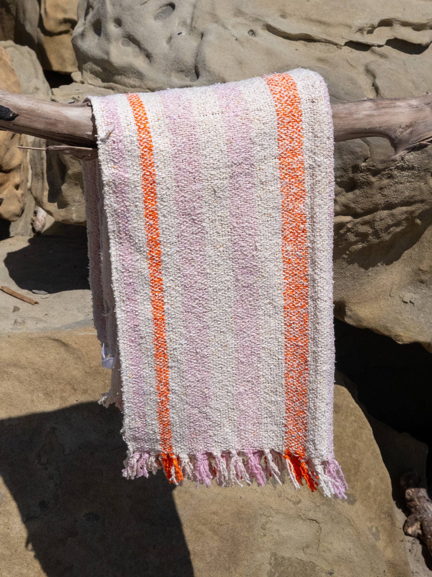 Just Peachy - Sustainable Recycled Throw Blanket