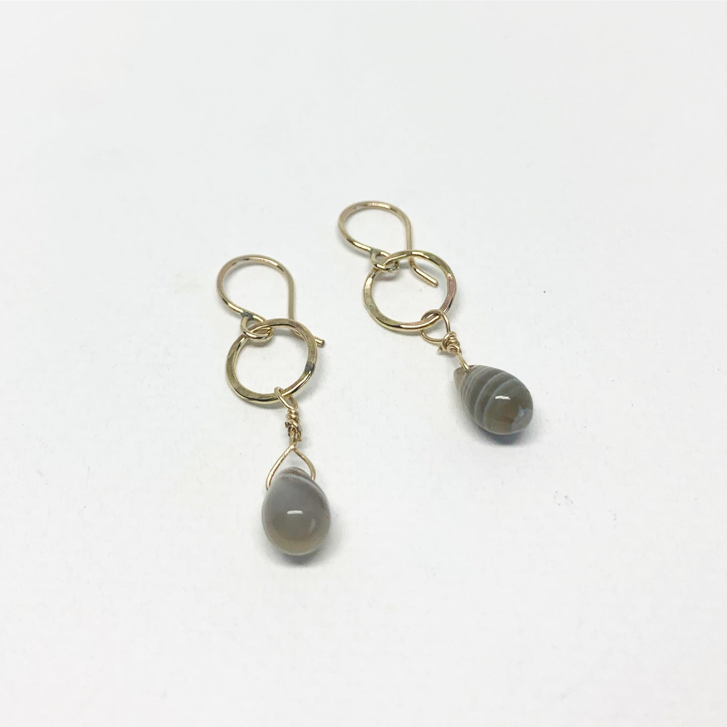 Botswana Agate Drop Earrings