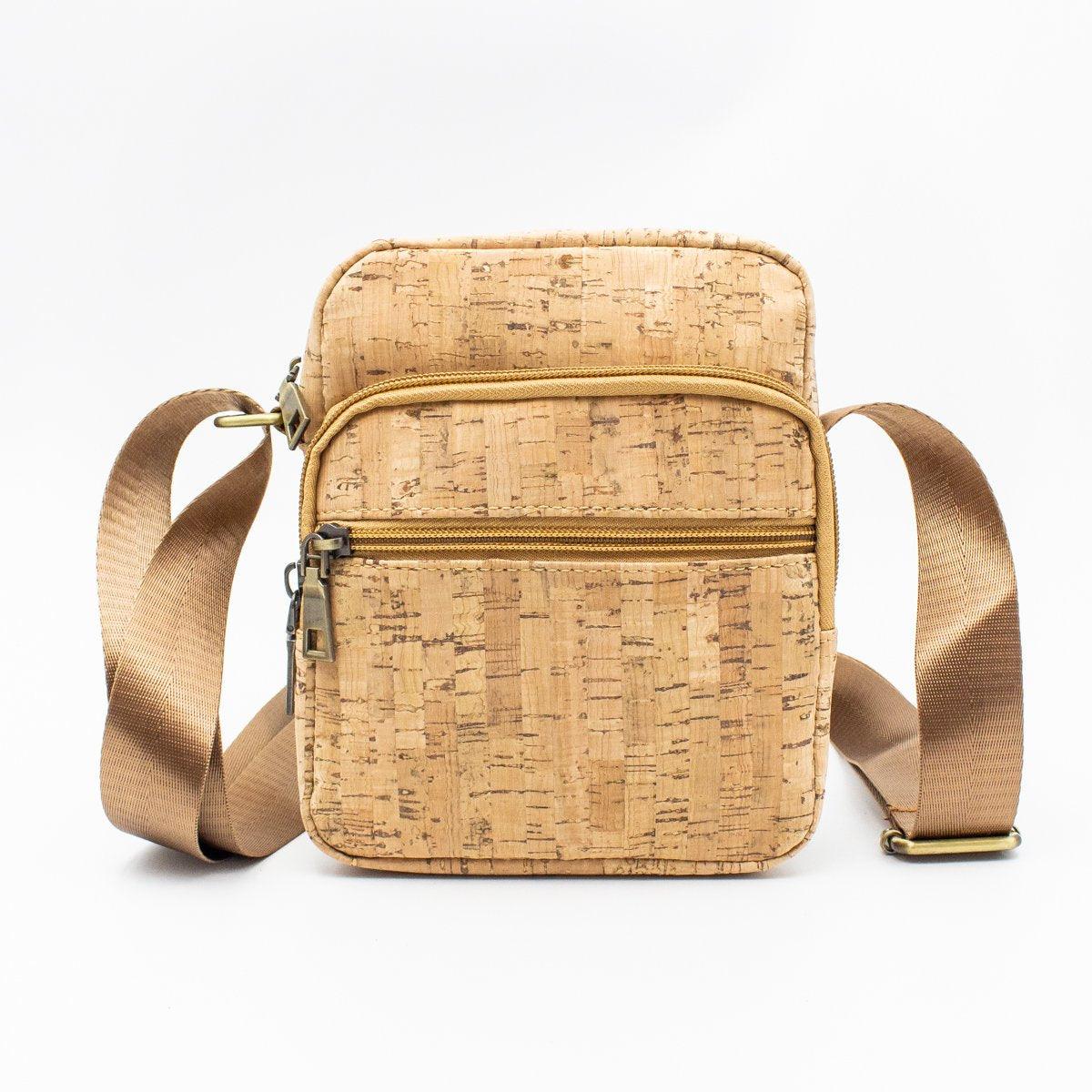 Men's Cork Leather Shoulder Bag 304-3