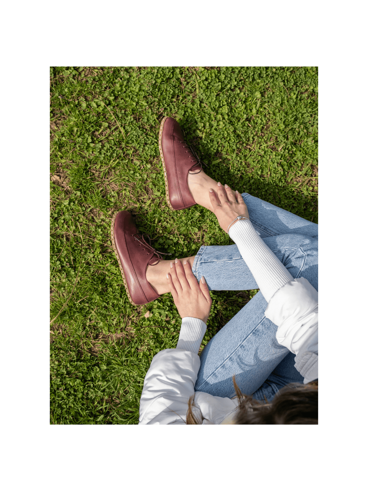 Zapatillas descalzas rojas para mujer