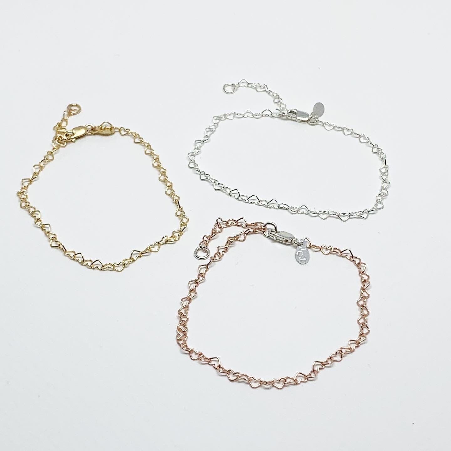 Heart Link Chain Bracelet