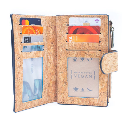 Bloom & Dazzle: 6 Pack Floral & Mosaic Cork Wallets-3