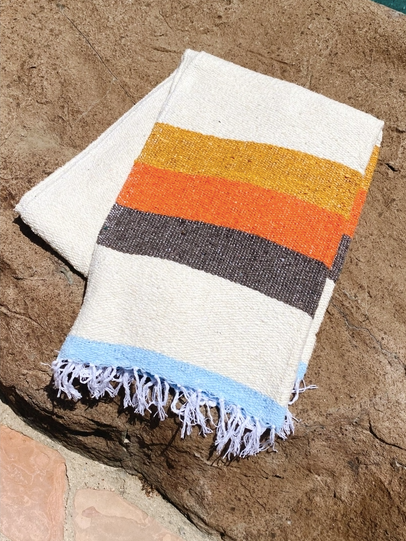 70s - Sustainable Recycled Throw Blanket-Throws-Sundream-WONENA