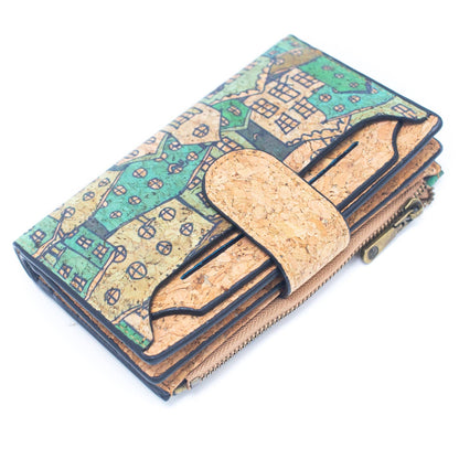 Bloom & Dazzle: 6 Pack Floral & Mosaic Cork Wallets-2