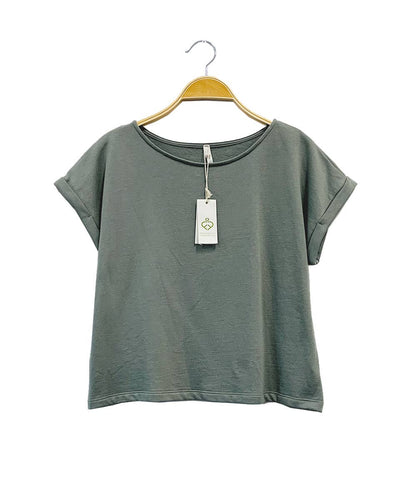 BRUSHED ORGANIC HEMP Loose Fit Crop Top