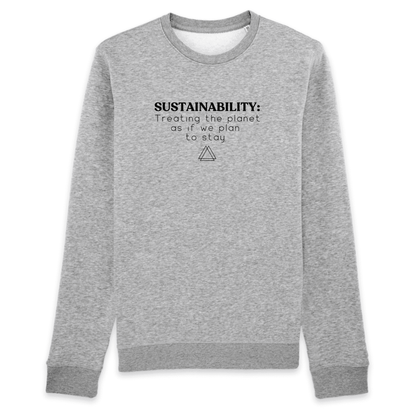 Sustainability Sweat Shirt Organic Cotton-3