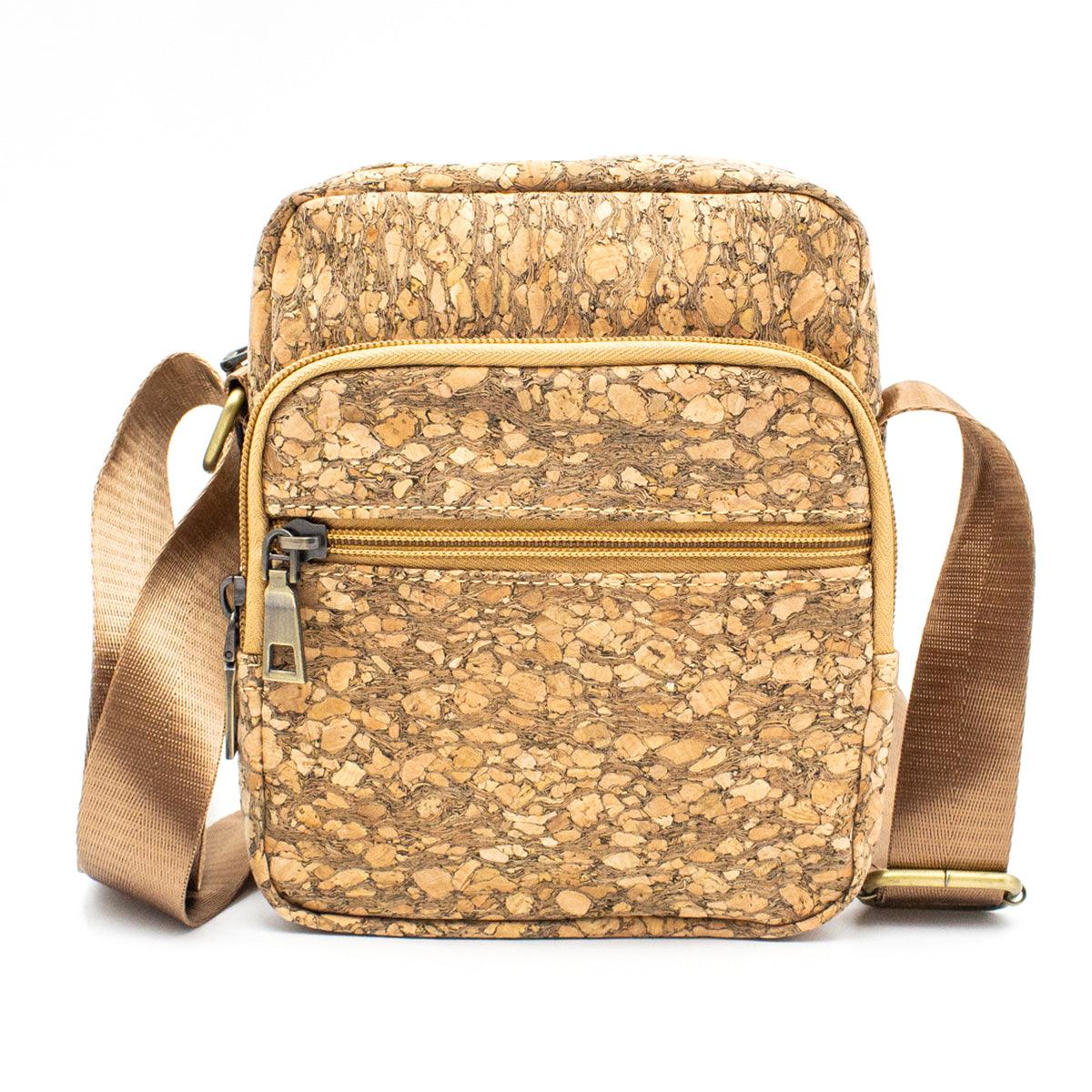 Men's Cork Leather Shoulder Bag 304-7