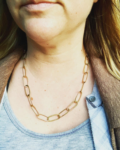 Paperclip Chain Necklace