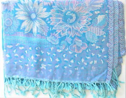 Handwoven Paisley Jamavar Designer Woolen Shawl-5